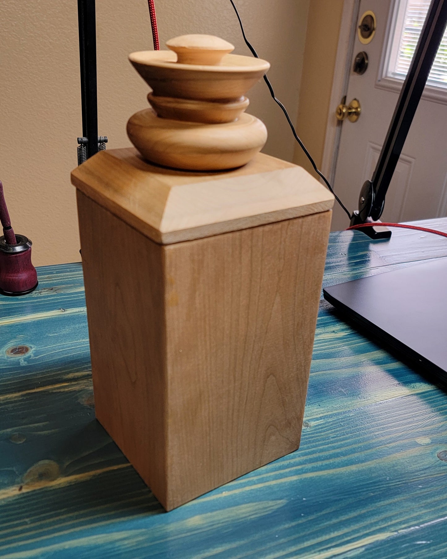 Cherry wood box